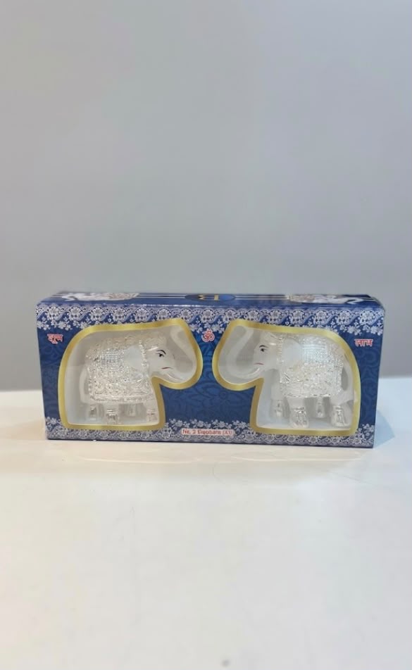 Gaj Lakshmi Gifting Set - Set of 2 (White)