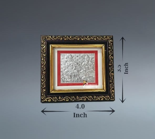 Lakshmi Ganesh Mini Frame No. 1 - 4 x 3.5inch