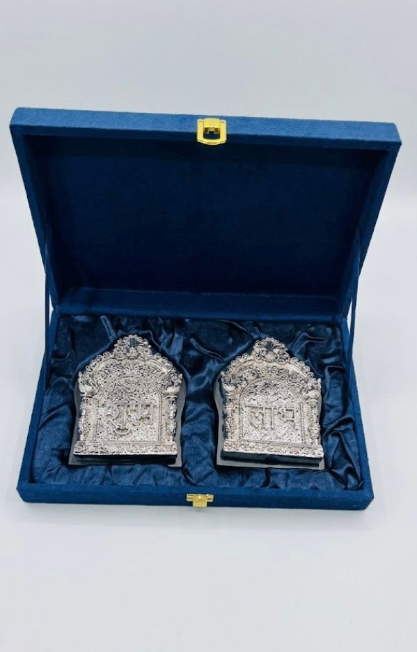 Shubh Labh Idol Set - Silver Plated