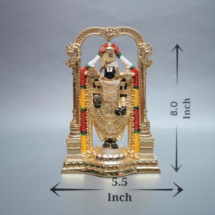 Balaji Plated Idol - 8 Inch (Gold)