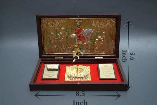 Chhatrapati Shivaji Maharaj - Large Mantra Peti