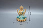 Dhanlakshmi Murti - 6Inch - Blue & Gold