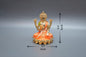 Dhanlakshmi Murti - 6Inch - Gold & Orange