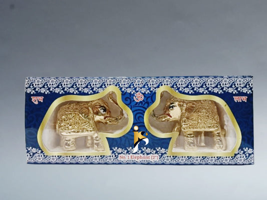 Gaj Lakshmi Gifting Set - Set of 2 (Gold)