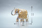 Gaj Lakshmi Hathi - 4.25 Inch - Silver & Gold