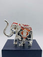 Gajlakshmi Hathi - Silver, Red & Black
