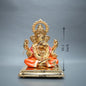 Ganpati Dagdusheth Murti - 10.5Inch (Gold Orange)