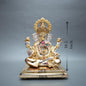 Ganpati Dagdusheth Murti - 10.5Inch (Gold Silver)