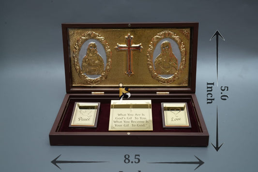 Jesus & Mother Mary - Large Mantra Peti