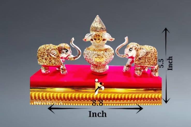 Kalash - Gajlakshmi Hathi Set - 5.5Inch