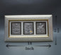 Lakshmi Ganesh Saraswati - No. 2 Triple White Frame
