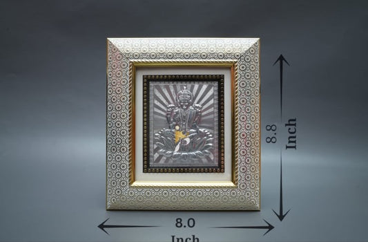 Lakshmi Ji - Silved Border Hathichap Frame No. 2