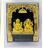 Laxmi Ganesh - Gold Plated 3D Frame