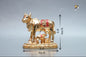 Oval Cow - 4 Inch (Gold Red)