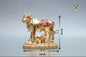 Oval Cow - 5.2 Inch (Gold & Red)