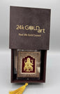 Real 24k Gold Coated Frame - Lord Ganesha - Premium Edition - 3 Inch