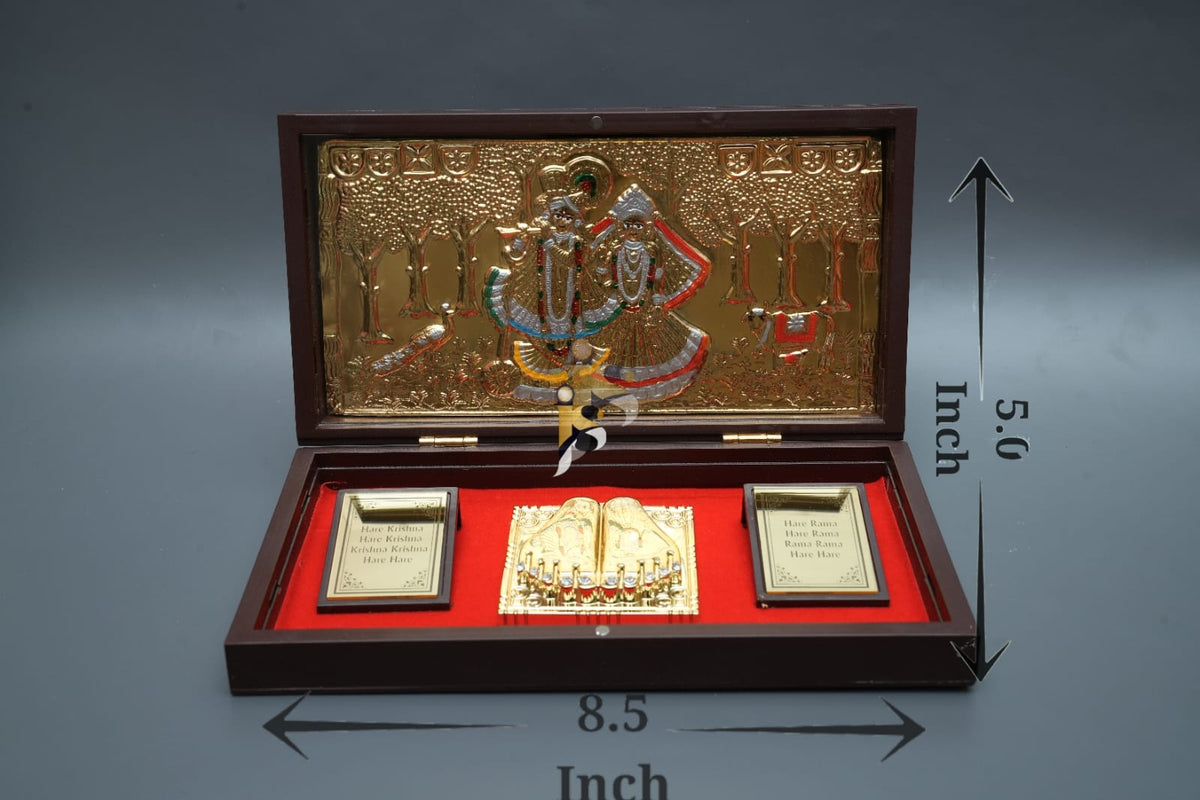 Radha Krishna - Large Mantra Peti