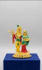 Radha Krishna Murti - Colored - 5.5 Inch