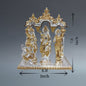 Ram Darbar Murti - 7 Inch (Gold & Silver)