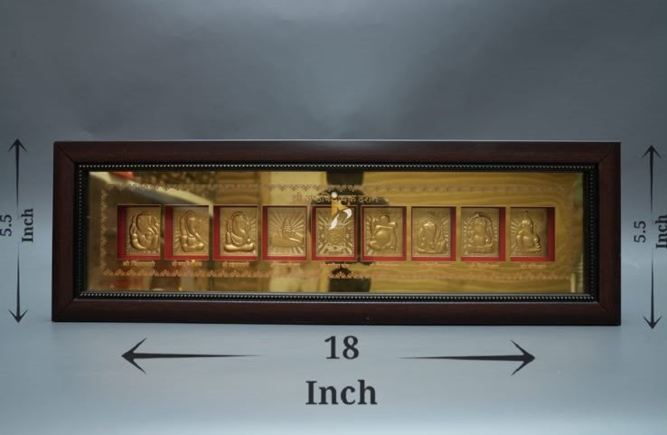 Shree Ashtavinayak Darshan - Gold LED