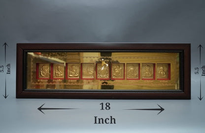 Shree Ashtavinayak Darshan - Gold LED