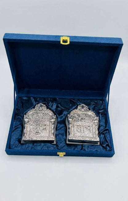 Shubh Labh Idol Set - Silver Plated