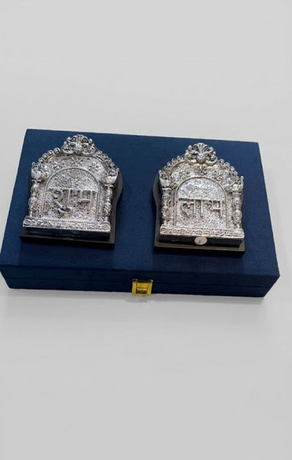 Shubh Labh Idol Set - Silver Plated