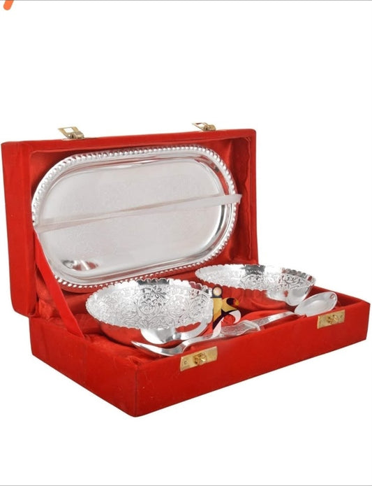 Silver-Plated Bowl 5pcs Set