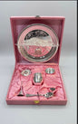 Silver-Plated Bowl 6pcs Set - Pink Box (A)