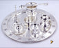 Swastik Plate Silver Coated