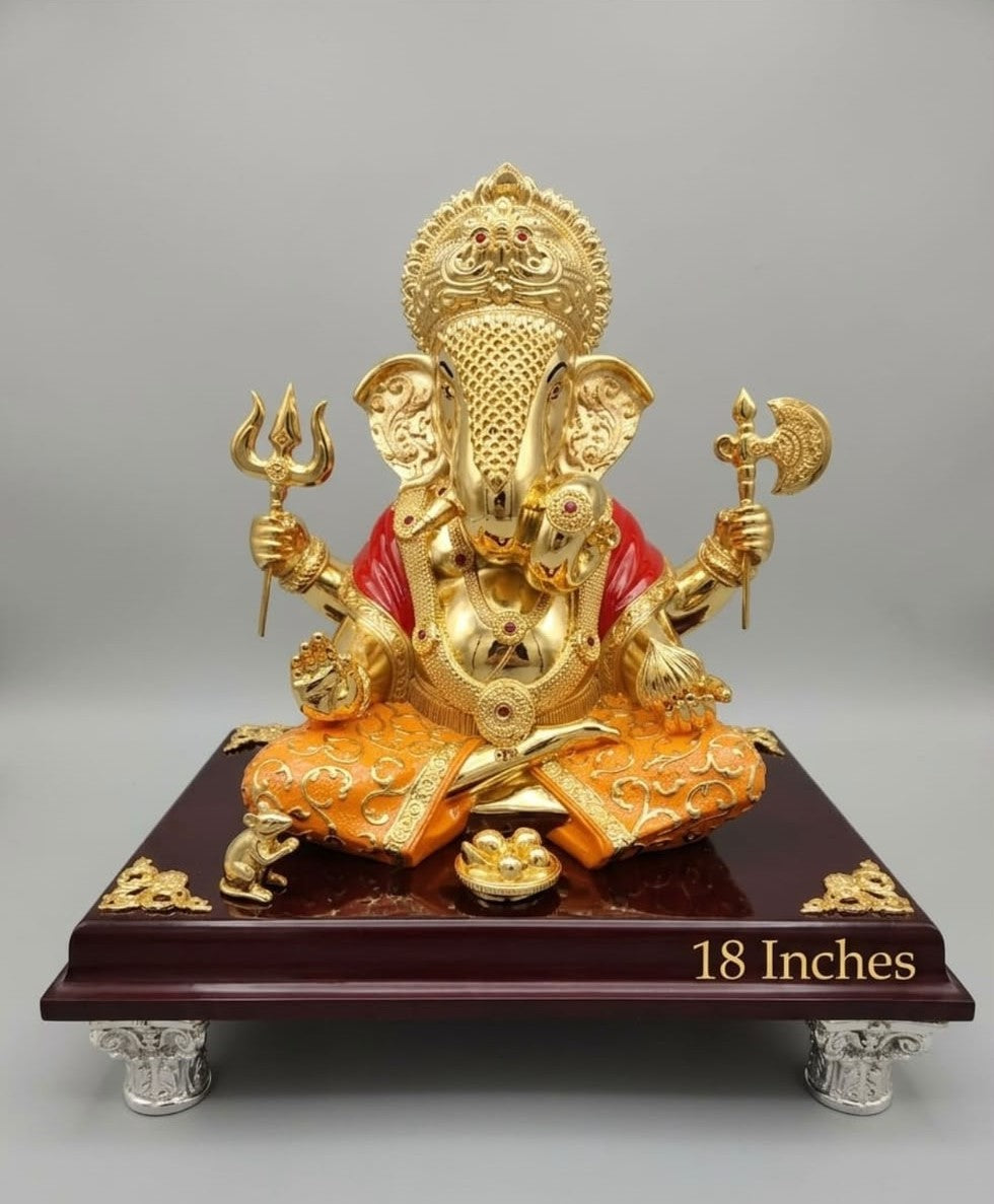 Lord Ganesha Dagdusheth - 18 Inch