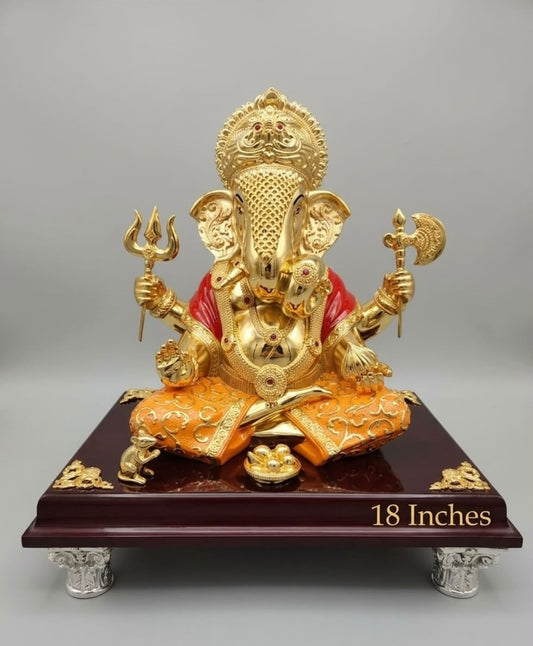 Lord Ganesha Dagdusheth - 18 Inch