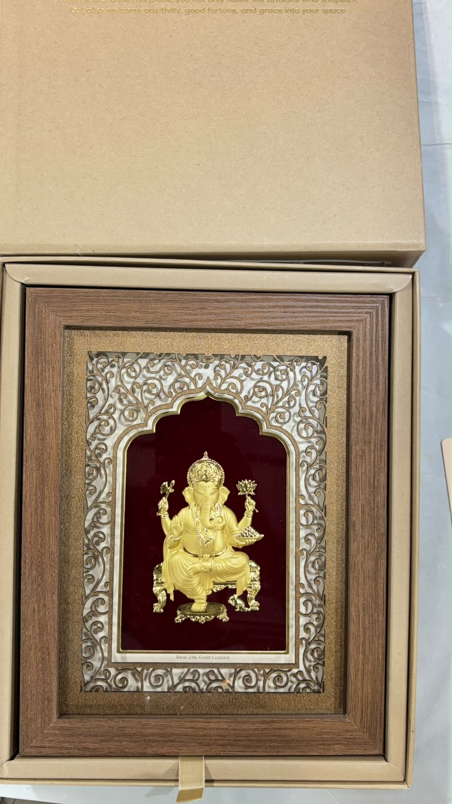 Wooden Frame - Ganesh