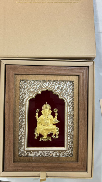 Wooden Frame - Ganesh