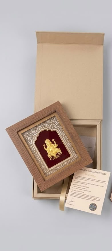 Wooden Frame - Ganesh