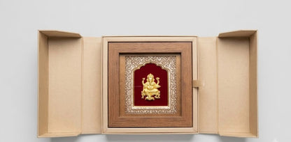 Wooden Frame - Ganesh