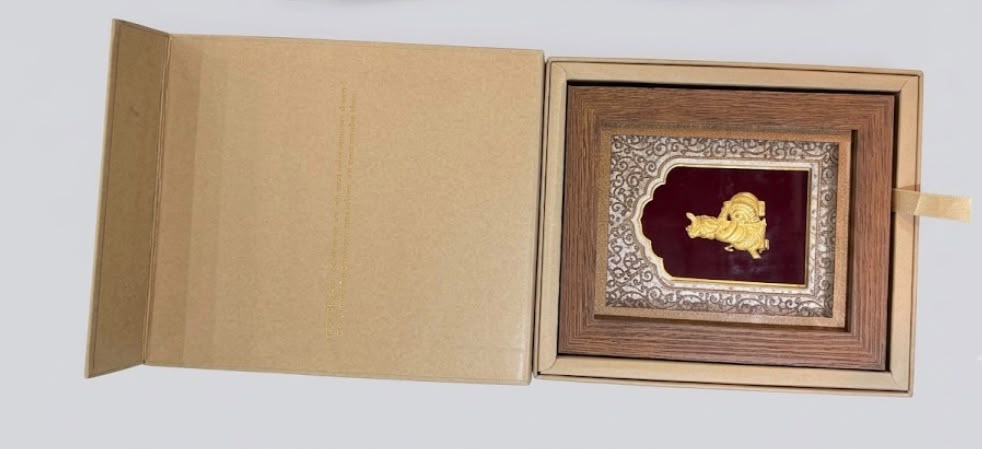 Wooden Frame - Ganesh