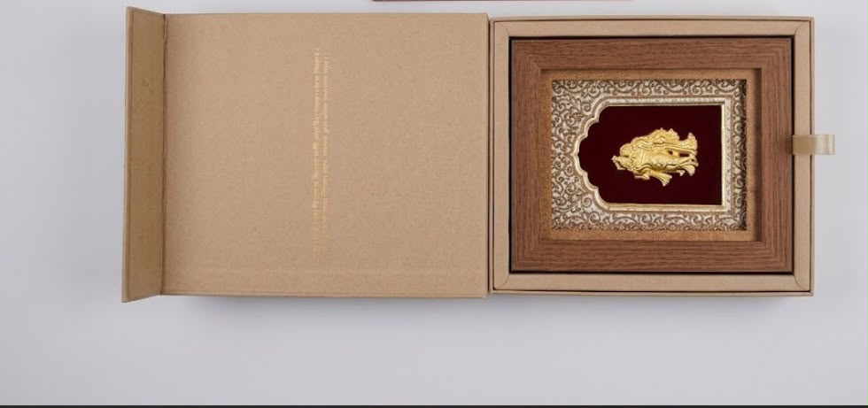 Wooden Frame - Ganesh