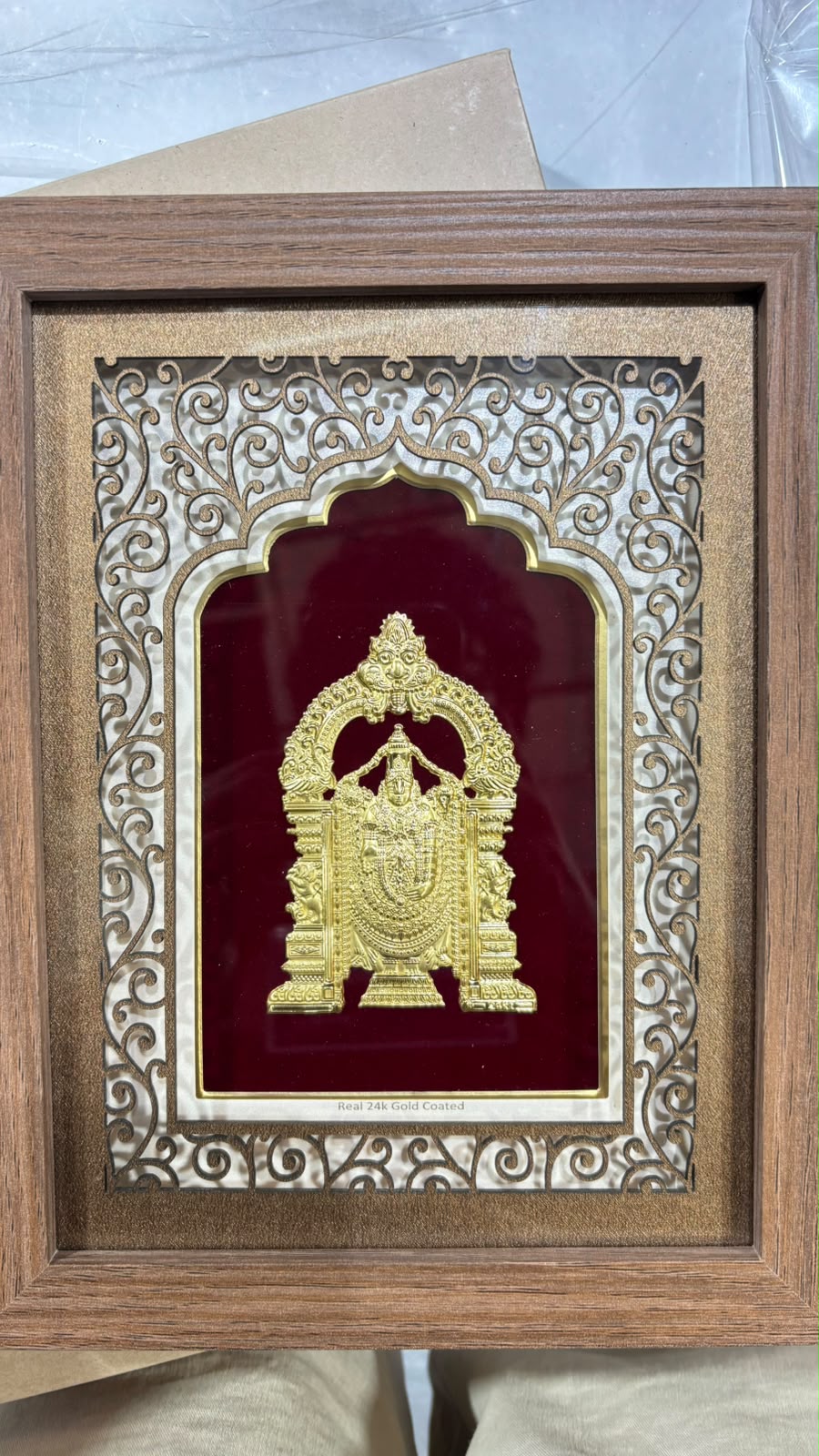 Wooden Frame - Tirupati Balaji