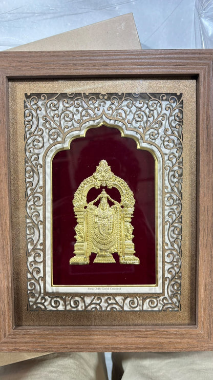 Wooden Frame - Tirupati Balaji